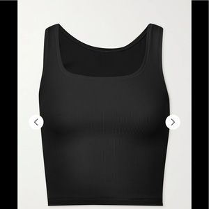 SKIMS COTTON JERSEY TANK | SOOT